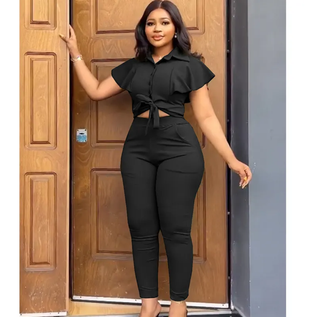 2 pc Let's step out set.