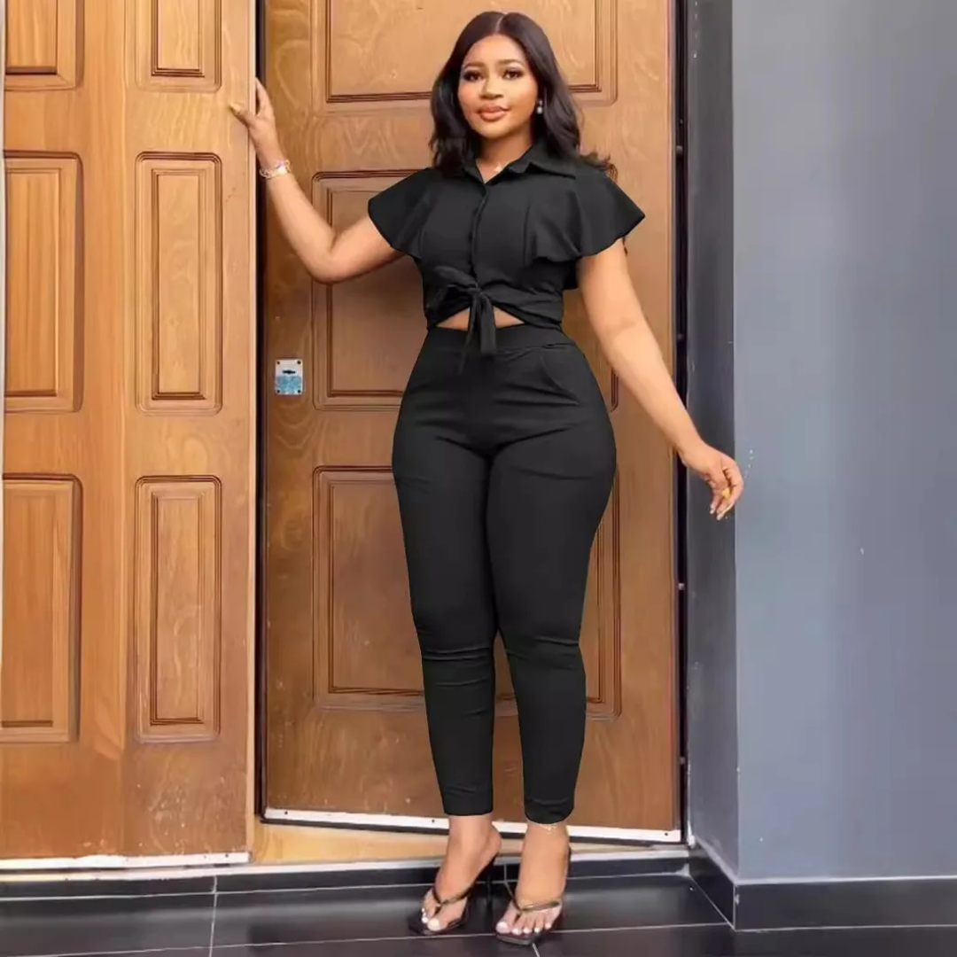 The Confident Her Two-Piece Pants Set