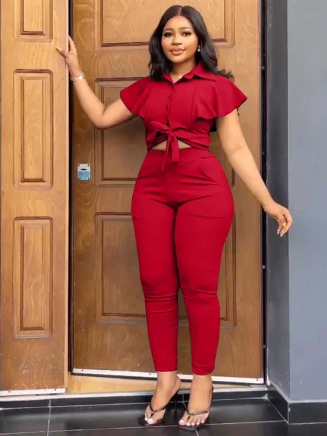 The Confident Her Two-Piece Pants Set