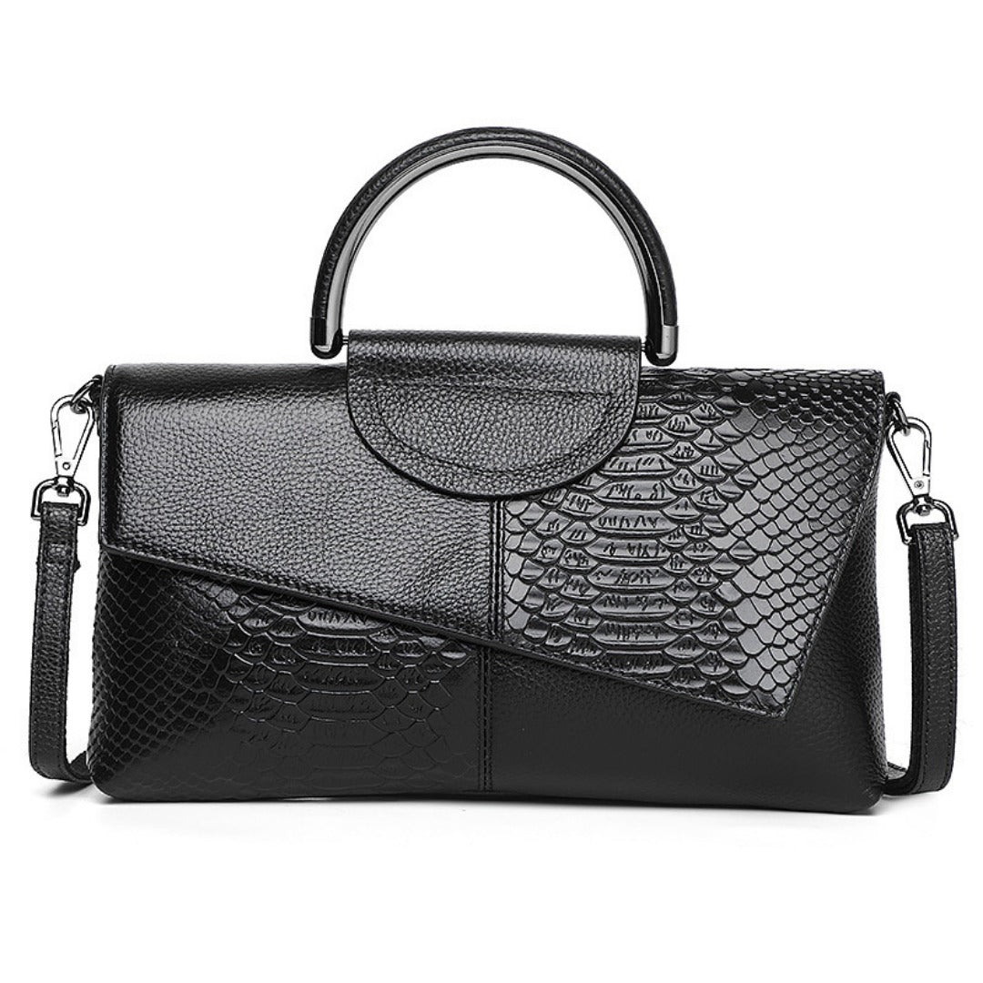 The Noir Luxe Structured Handbag