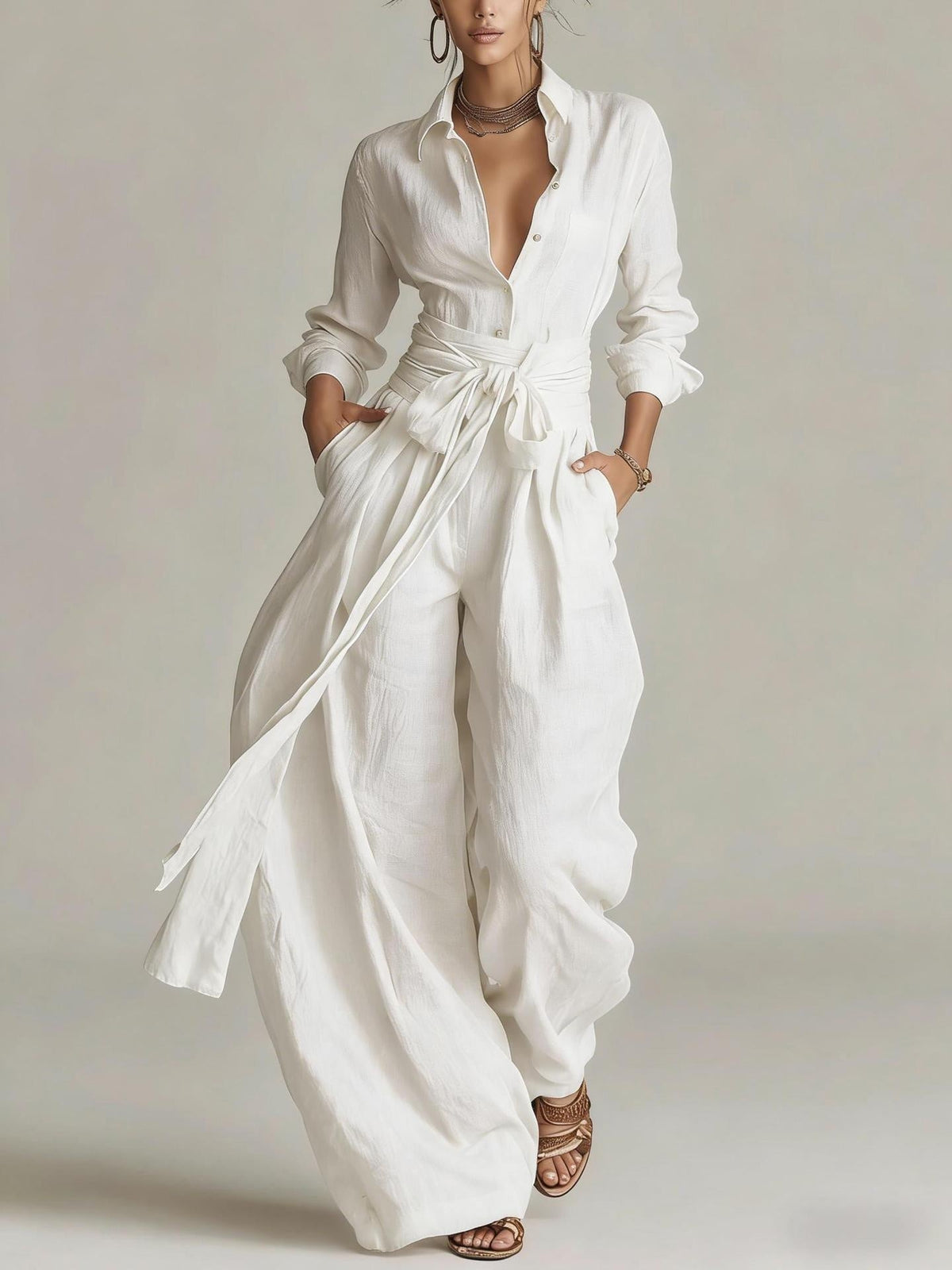 The Sienna Wide-Leg Two-Piece Set