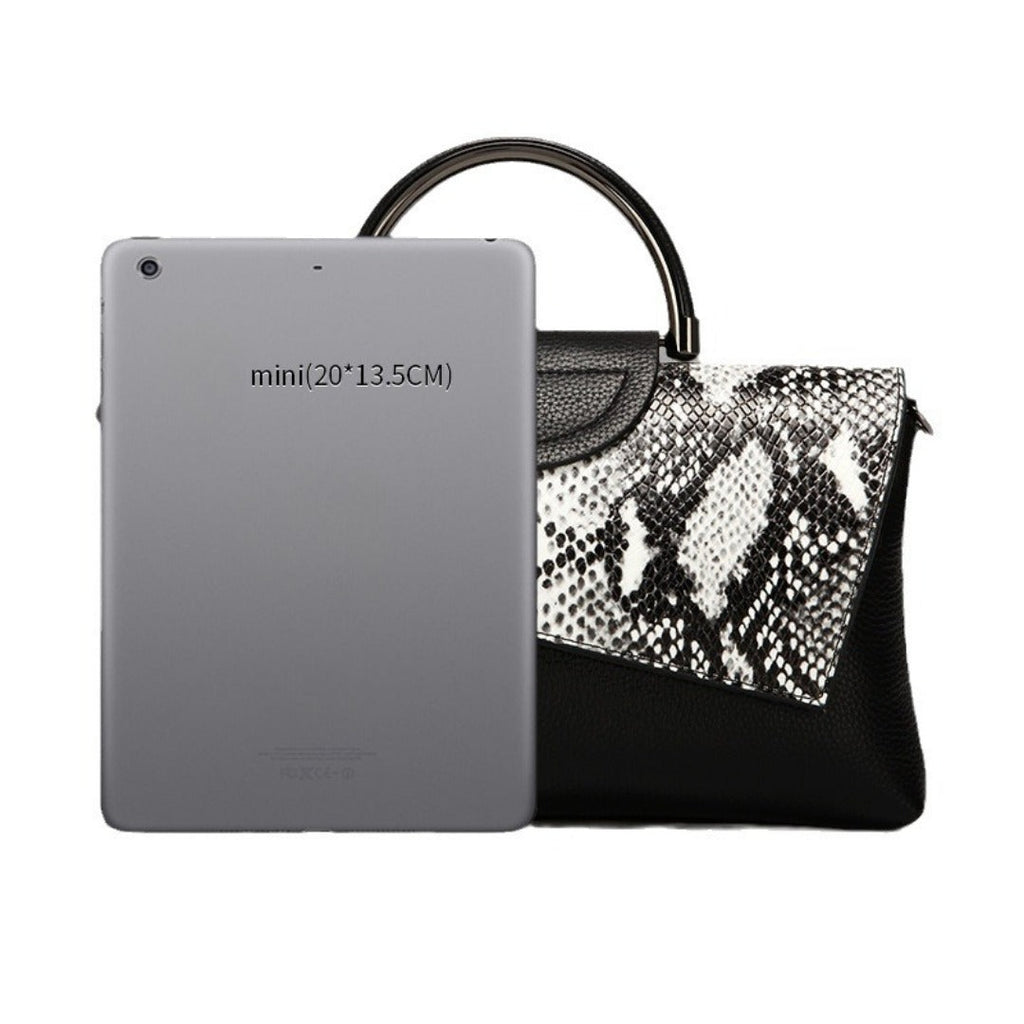 The Noir Luxe Structured Handbag